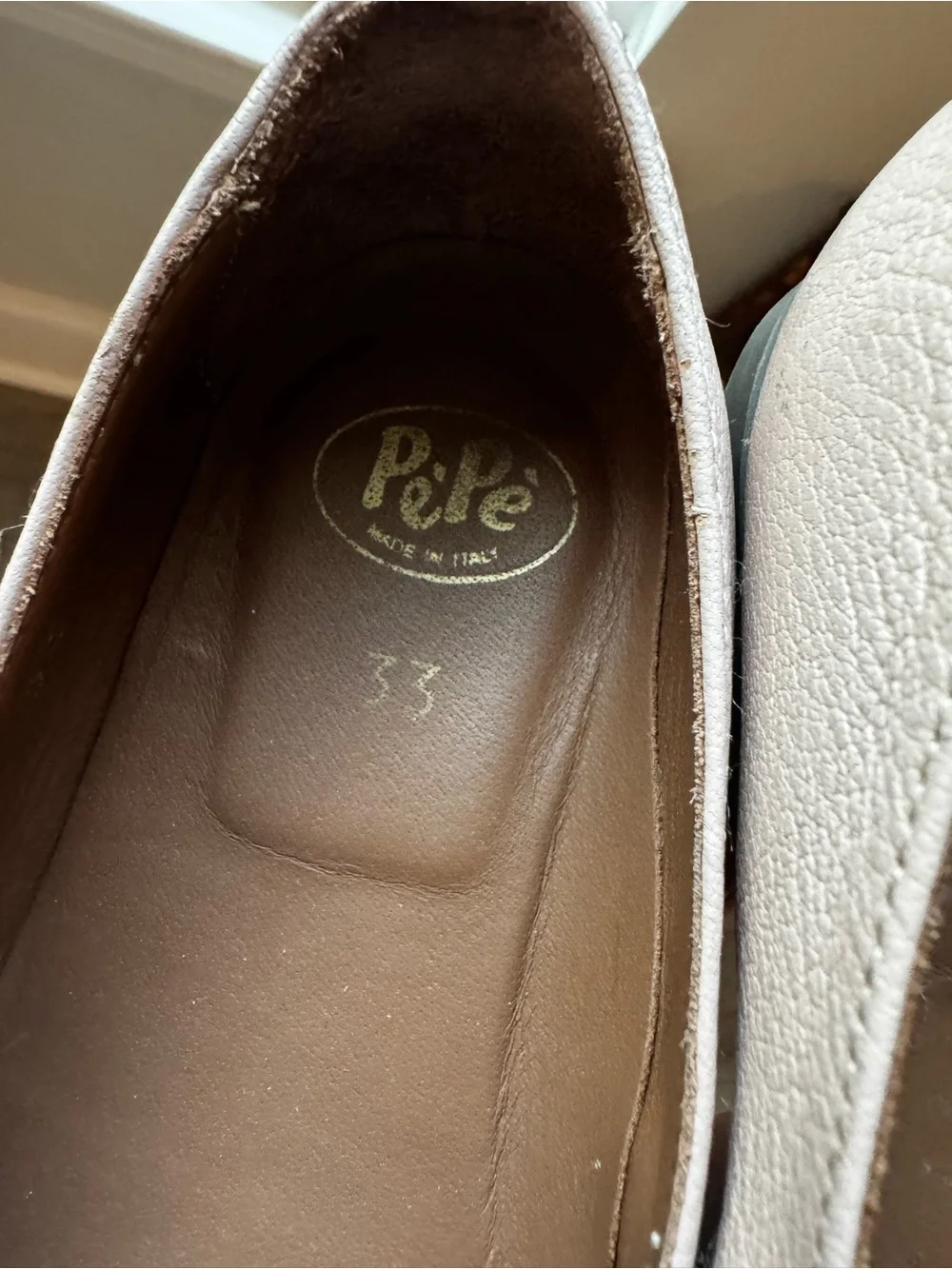 Pèpè children Girls' Pale Pink T-Strap Dress Shoes with Perforated Detail